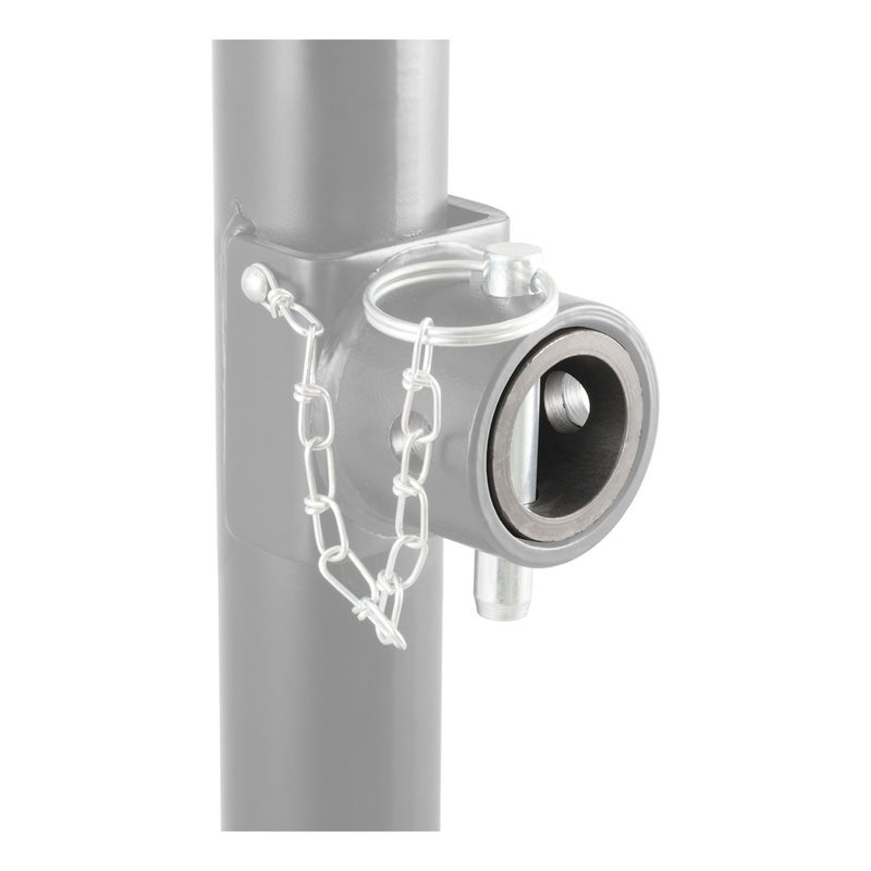 CURT 28932 Replacement Swivel Jack Male Pipe Mount, 5/8-Inch Pin Hole - Image 3